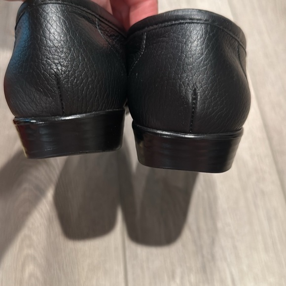 SAS Comfort Foot Bed Black Leather Loafers Size 8 - Picture 7 of 9